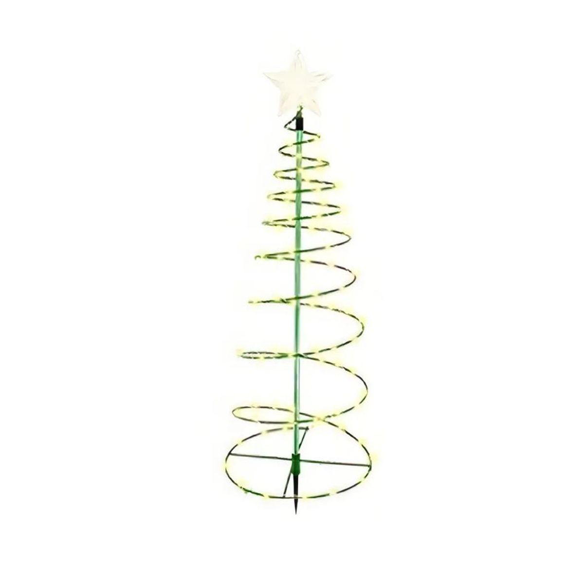 GENERICO - Arbol De Navidad Con Panel Solar Para JardÍn