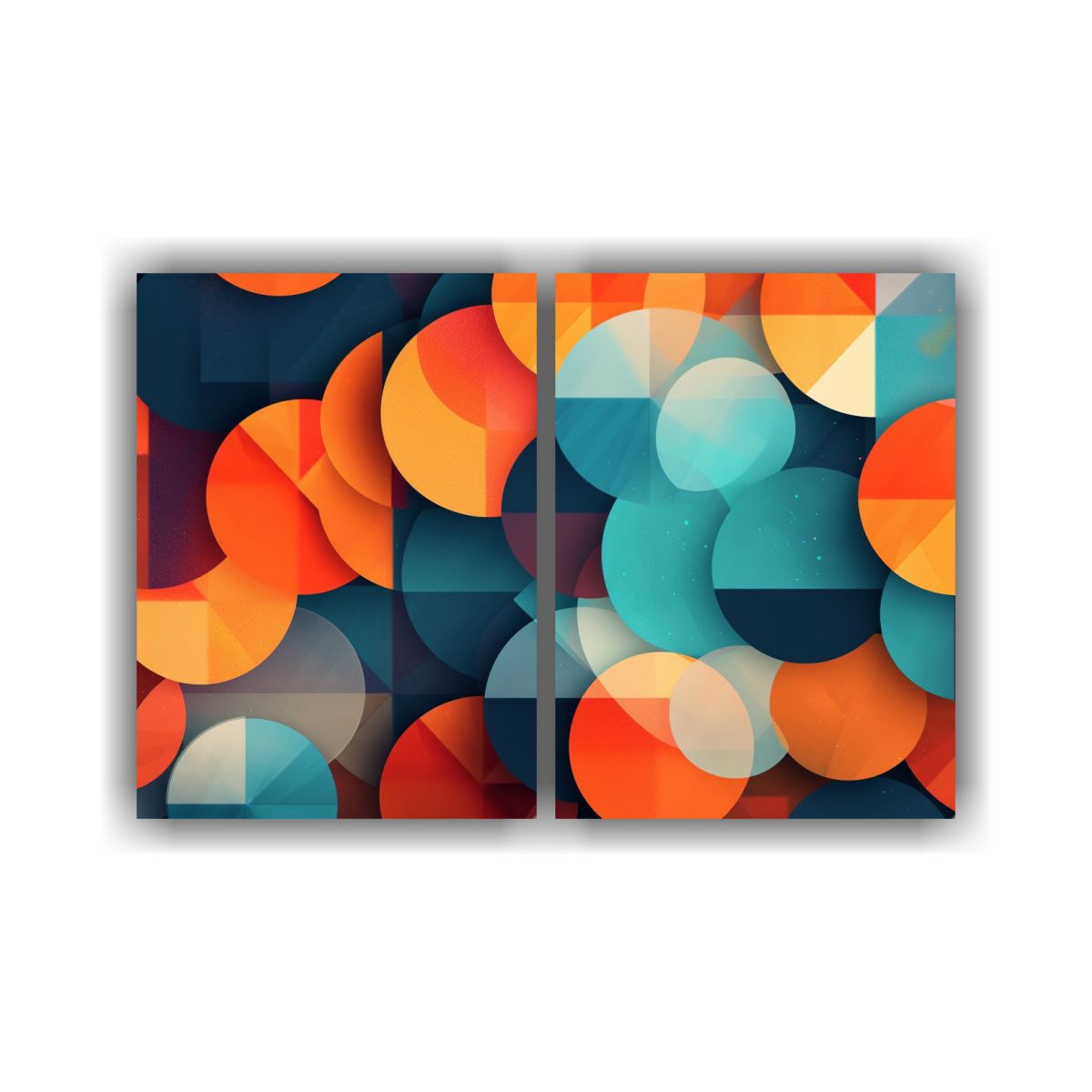 GENERICO - Pintura Mural Abstracta Moderna Con Imagen De 60x40 Cm