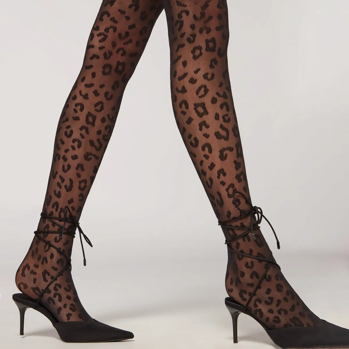 CALZEDONIA - Panty  30 Deniers Estampado Animal Calzedonia