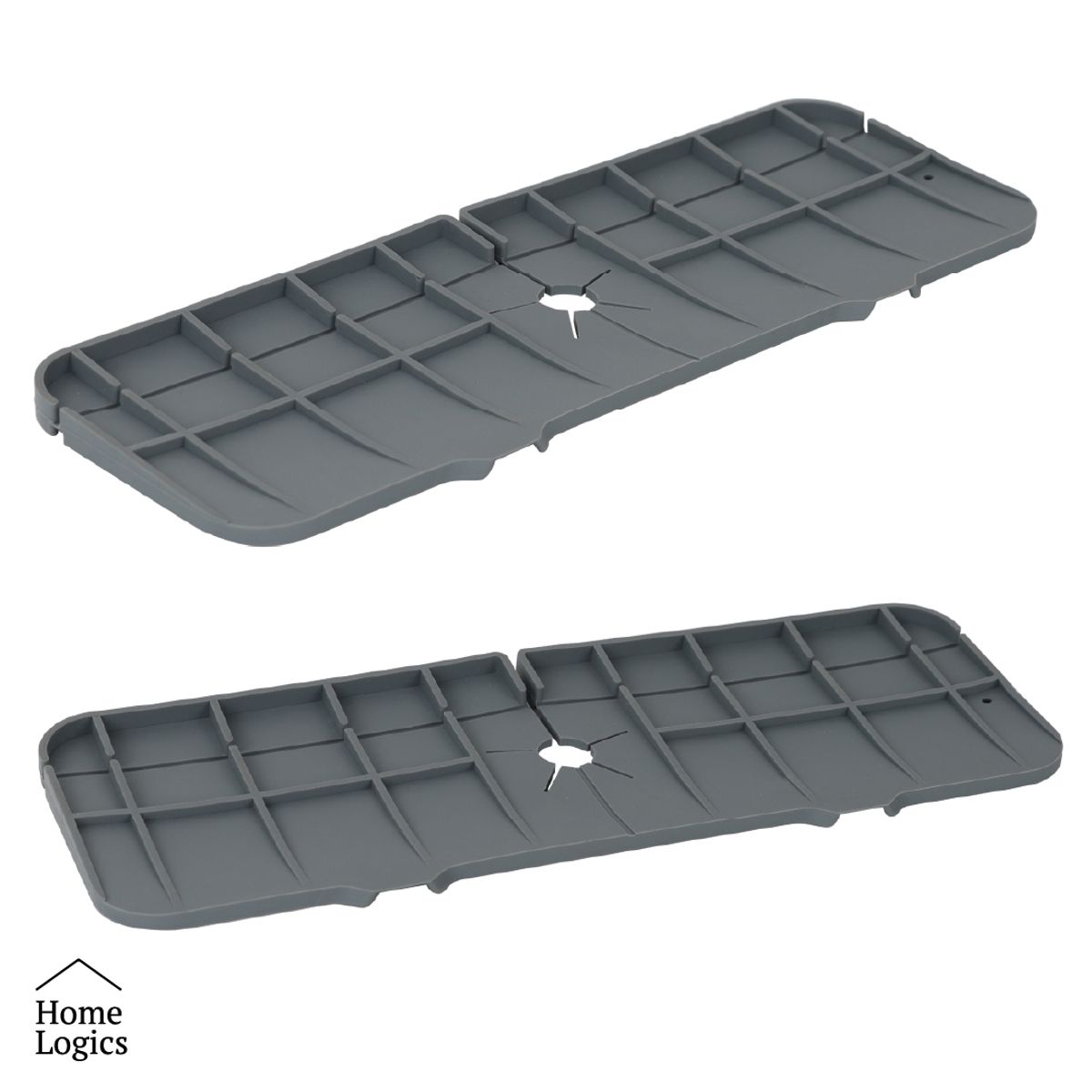 HOME LOGICS - Mat Escurridor Secador de Platos Cocina 37x14 cm Home Logics