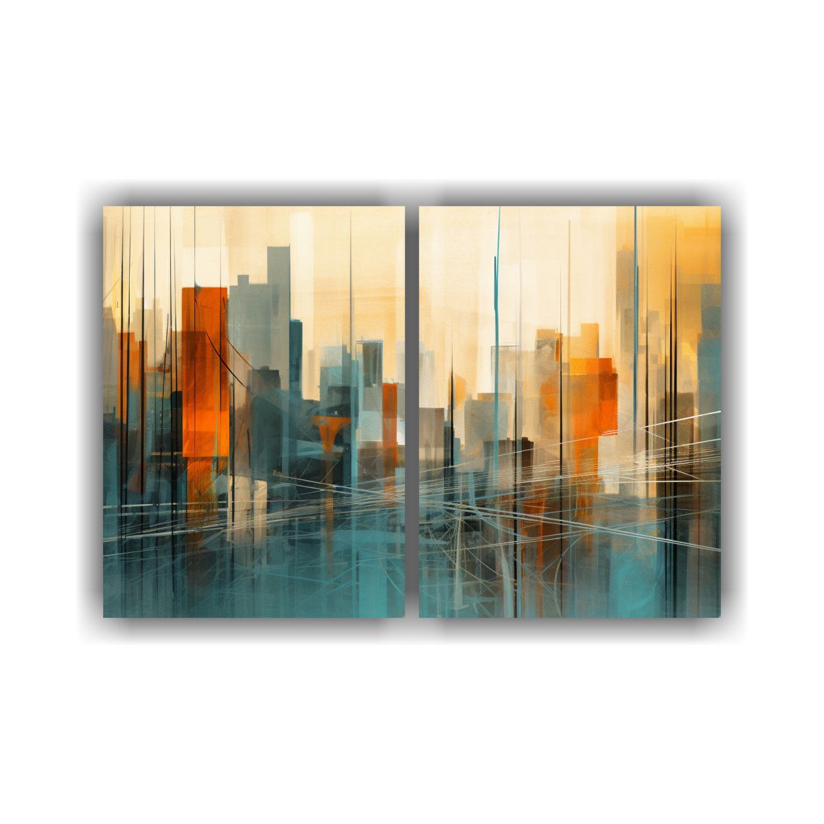 GENERICO - Cuadro Decorativo Minimalista Con Paisajes 60x40 Cm
