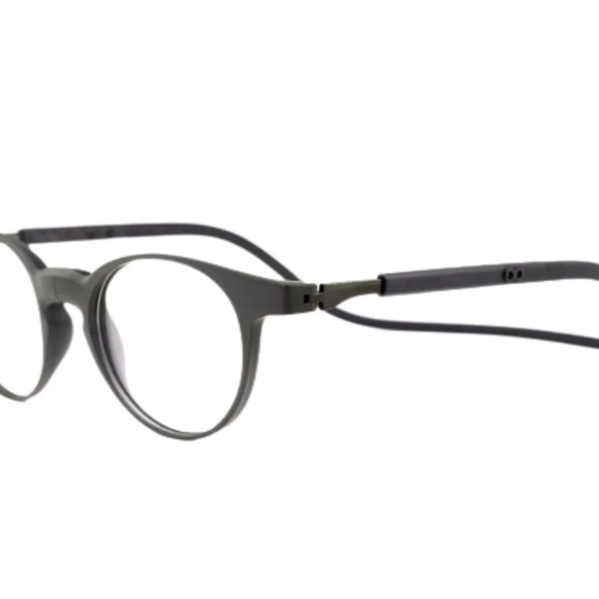 SLASTIK - Lentes Ópticos Soho Prime Gris con Clip Magnético