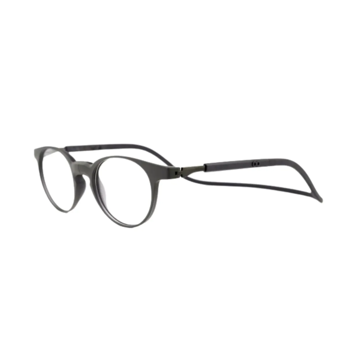 SLASTIK - Lentes Ópticos Soho Prime Gris con Clip Magnético