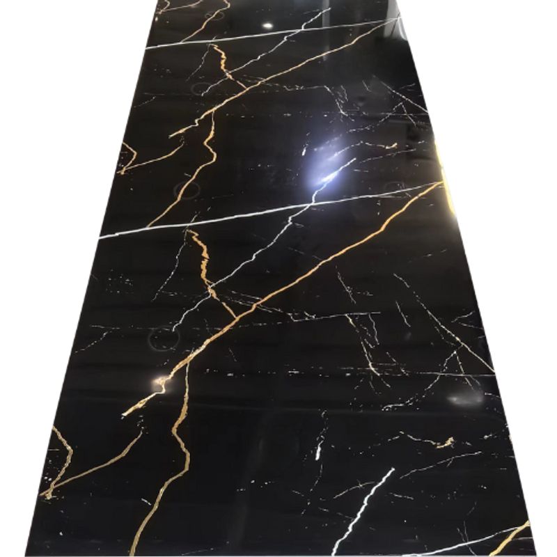 GENERICO - Panel UV Efecto Mármol Módelo Negro Gold