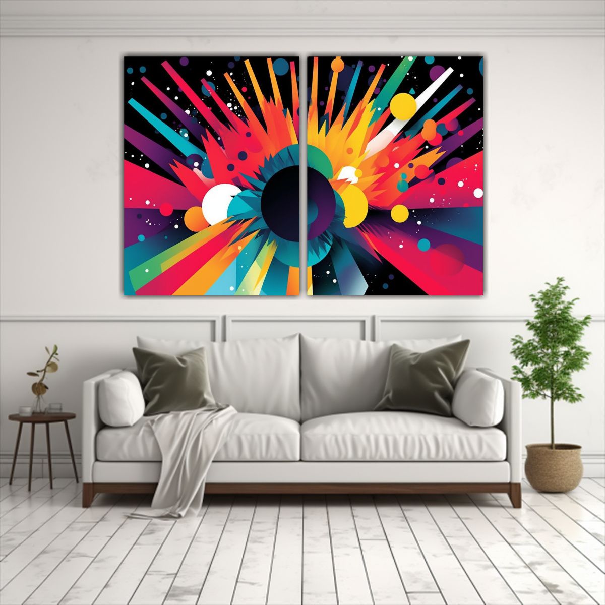 GENERICO - Diseño Composición Lienzo Galería Vitalidad 60x45 Cm