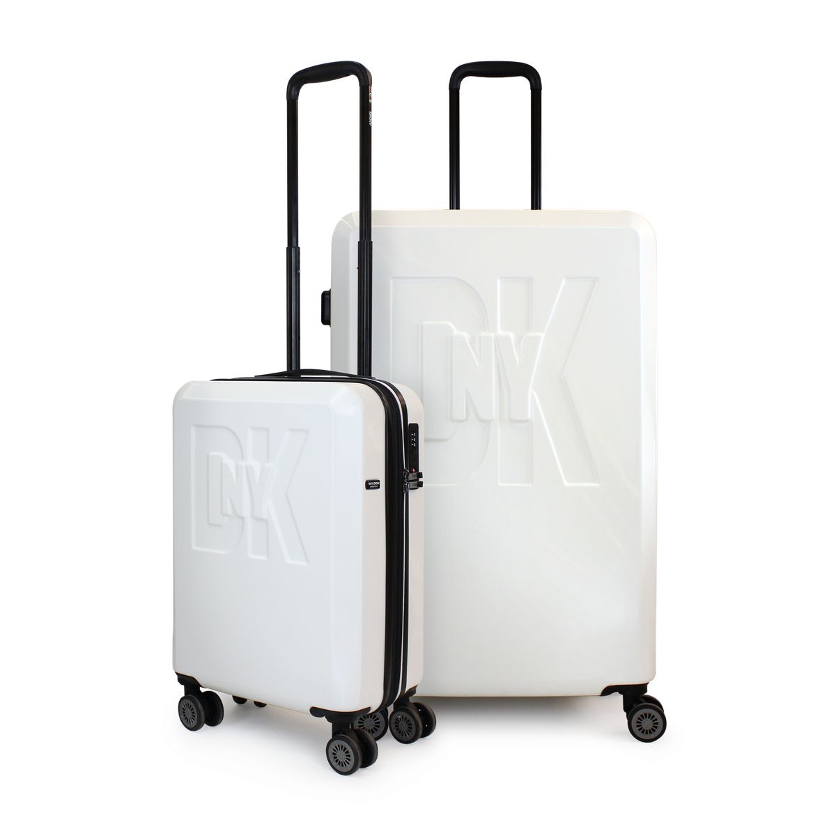 DKNY - Pack 2 Maletas Donna Karan Luxe S 10kg + L 23kg blanco DKNY