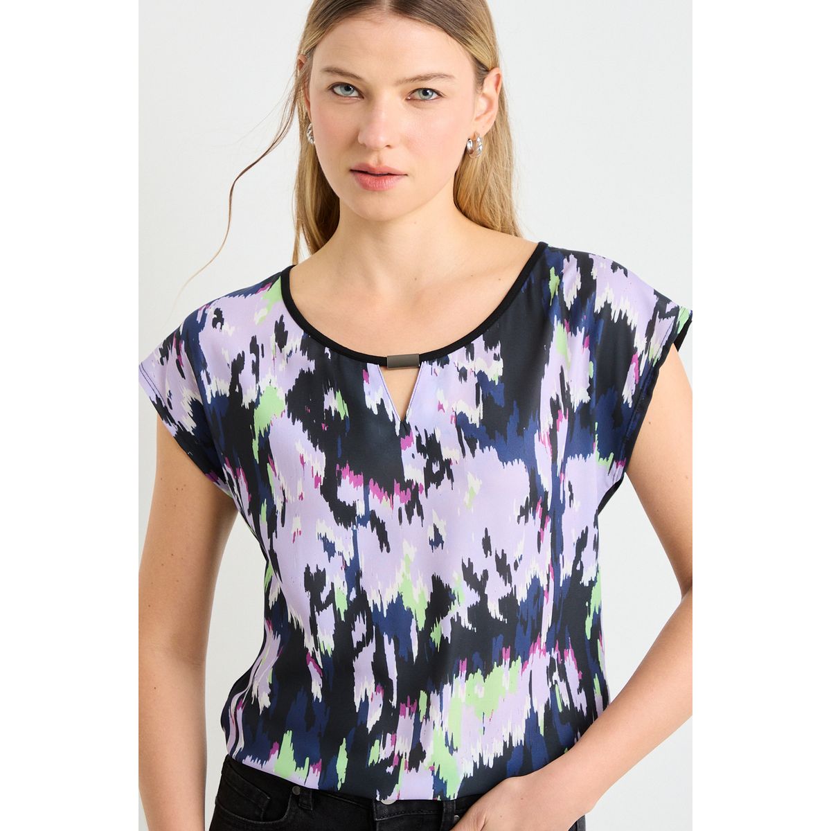 ASH - Polera Mujer Negro Ash