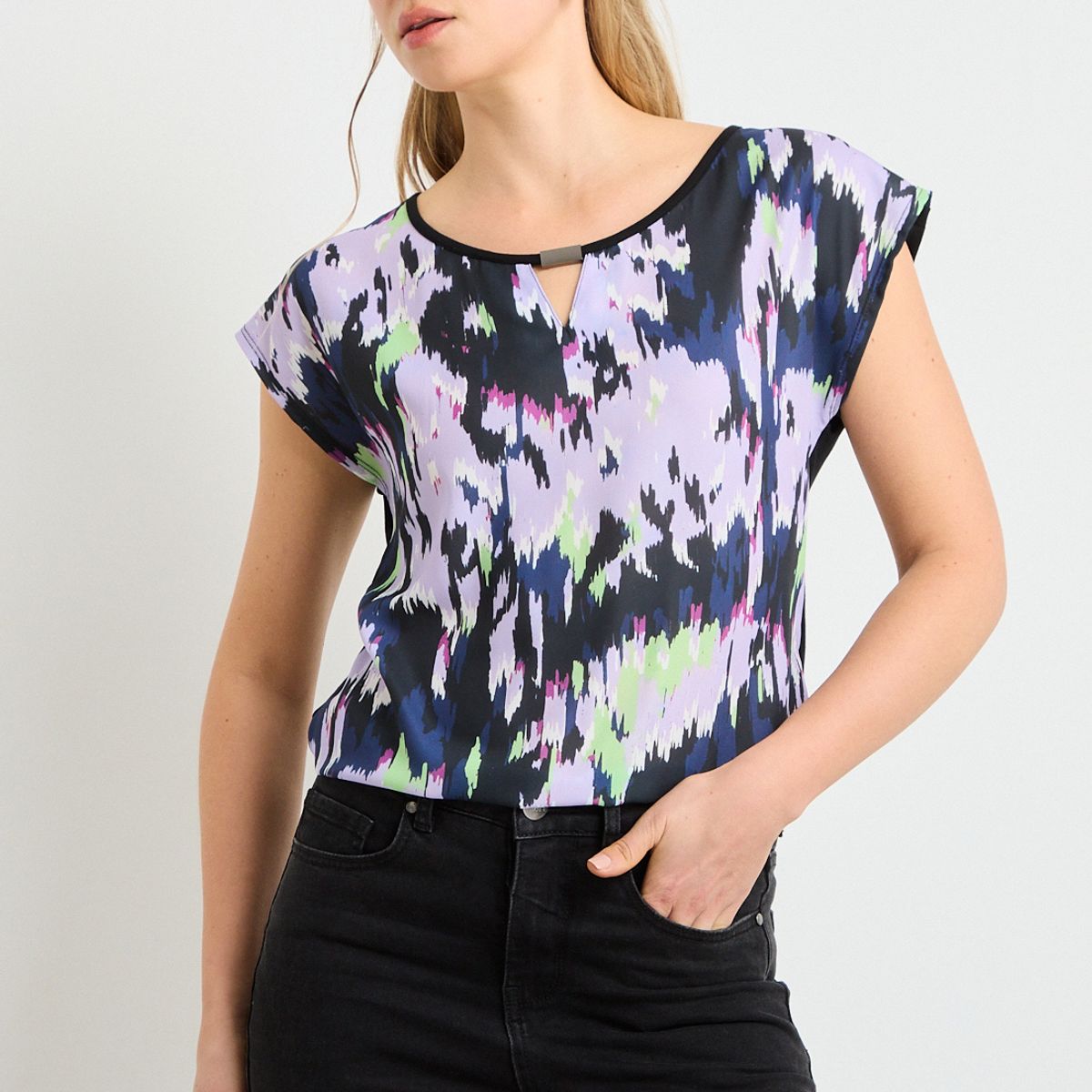 ASH - Polera Mujer Negro Ash