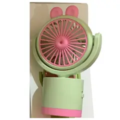 GENERICO - Ventilador Portátil USB Orejitas 4 Colores – Mini Silencioso