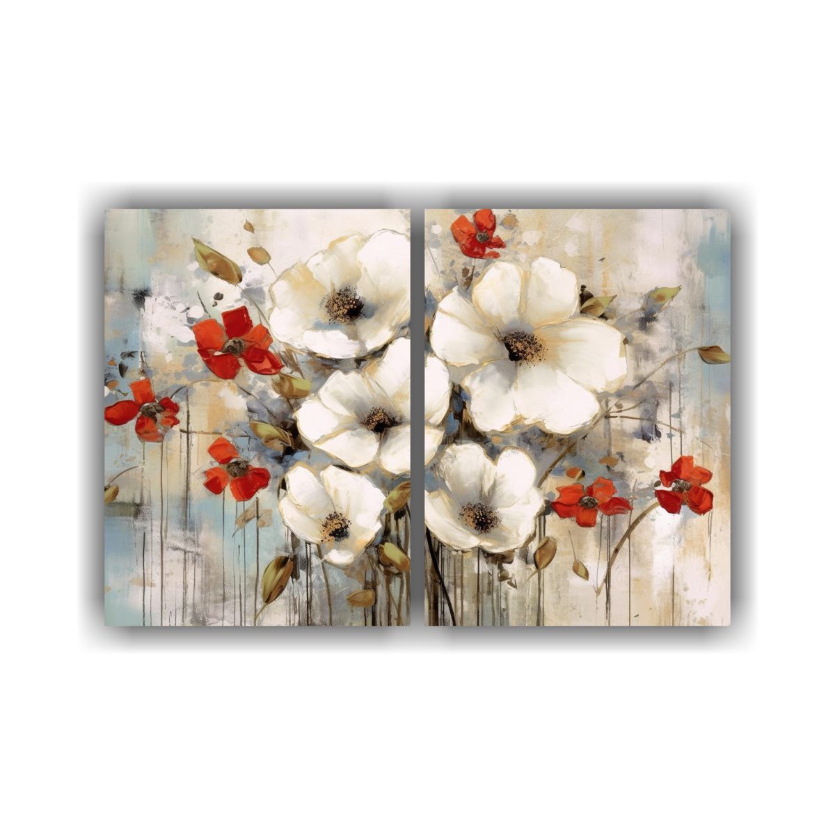 GENERICO - Pintura Abstracta Contemporánea Formación De 60x45 Cm