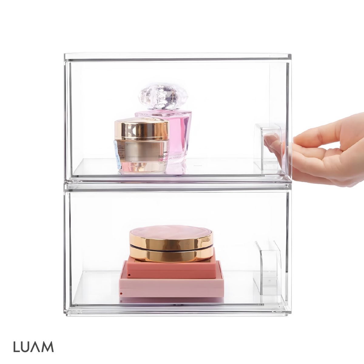 LUAM - Set 2 Cajones Almacenamiento Organizador 20 x 15 cm Luam