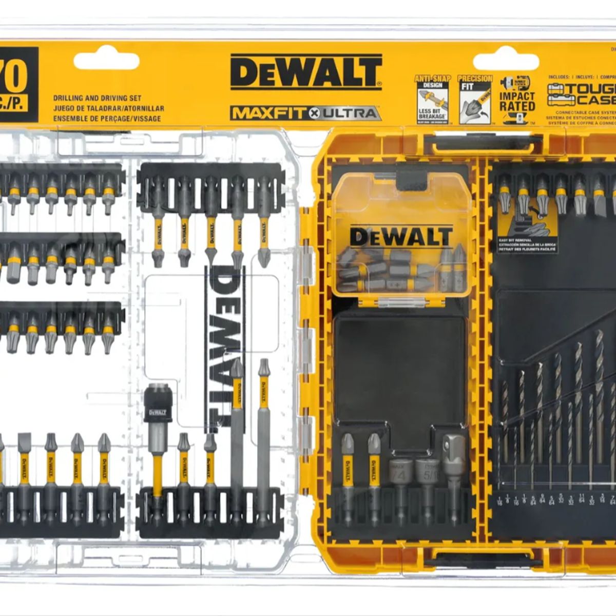 DEWALT - Set 70 Puntas Maxfit Ultra Dewalt Dwaumf70set