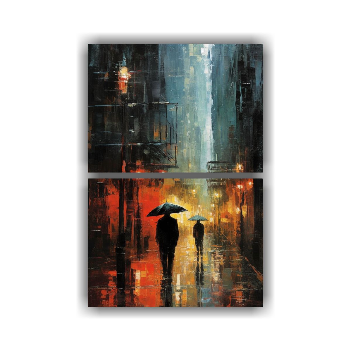 GENERICO - Pinturas Decorativas De Impresionismo Abstracto 45x60 Cm