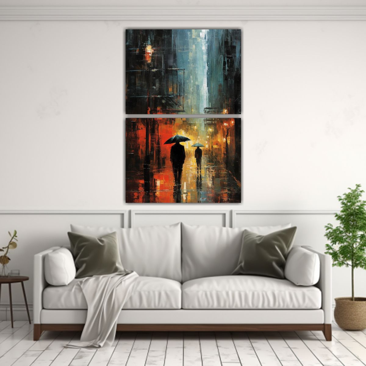 GENERICO - Pinturas Decorativas De Impresionismo Abstracto 40x60 Cm