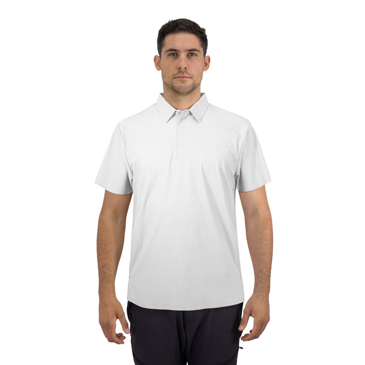 HARDWORK - Polera HW Windsor Manga Corta Blanco