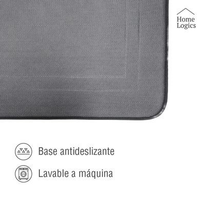 Imagen 2 del producto Alfombra Baño Memory Foam Dark Grey 50 x 80 cm 1 un