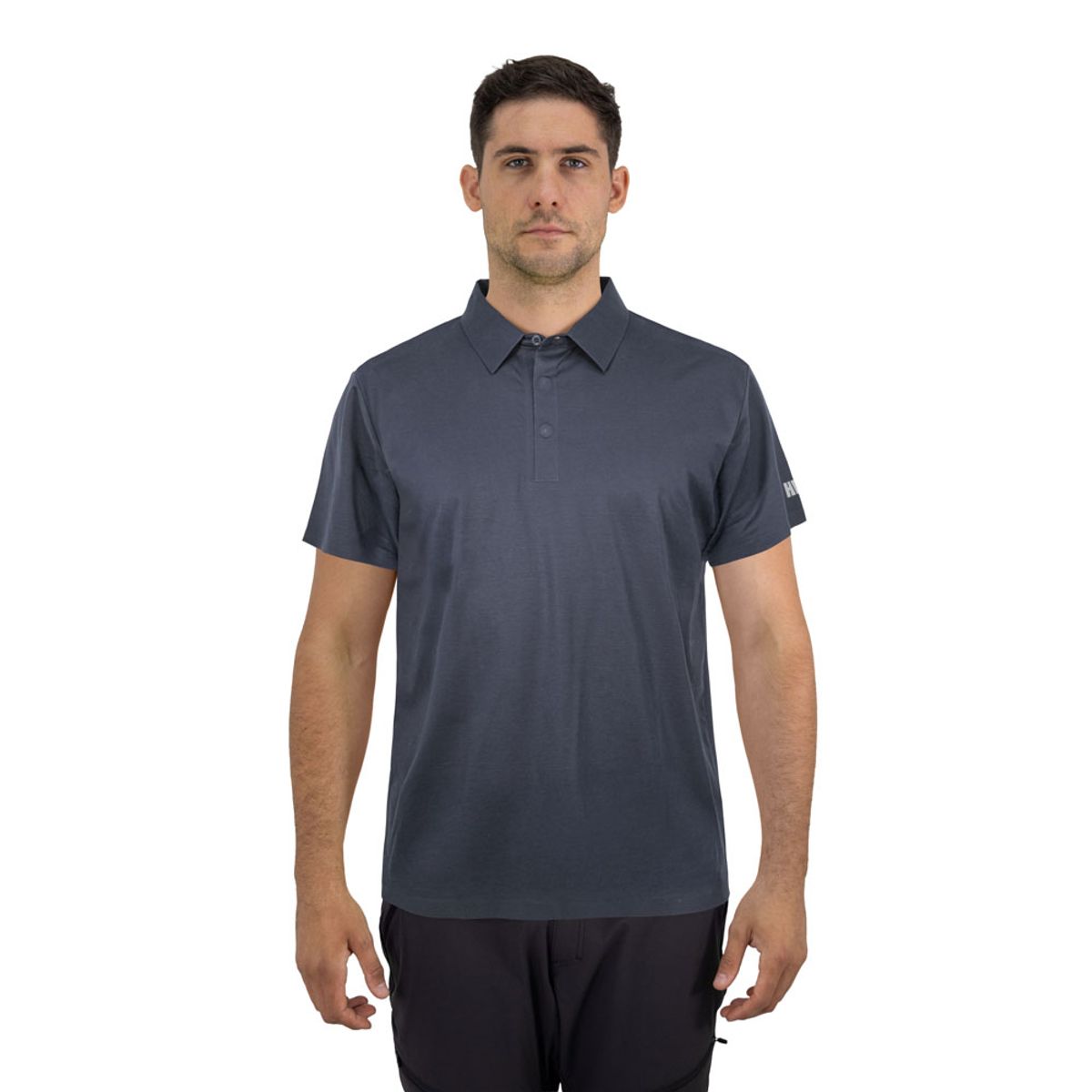 HARDWORK - Polera HW Windsor Manga Corta Gris