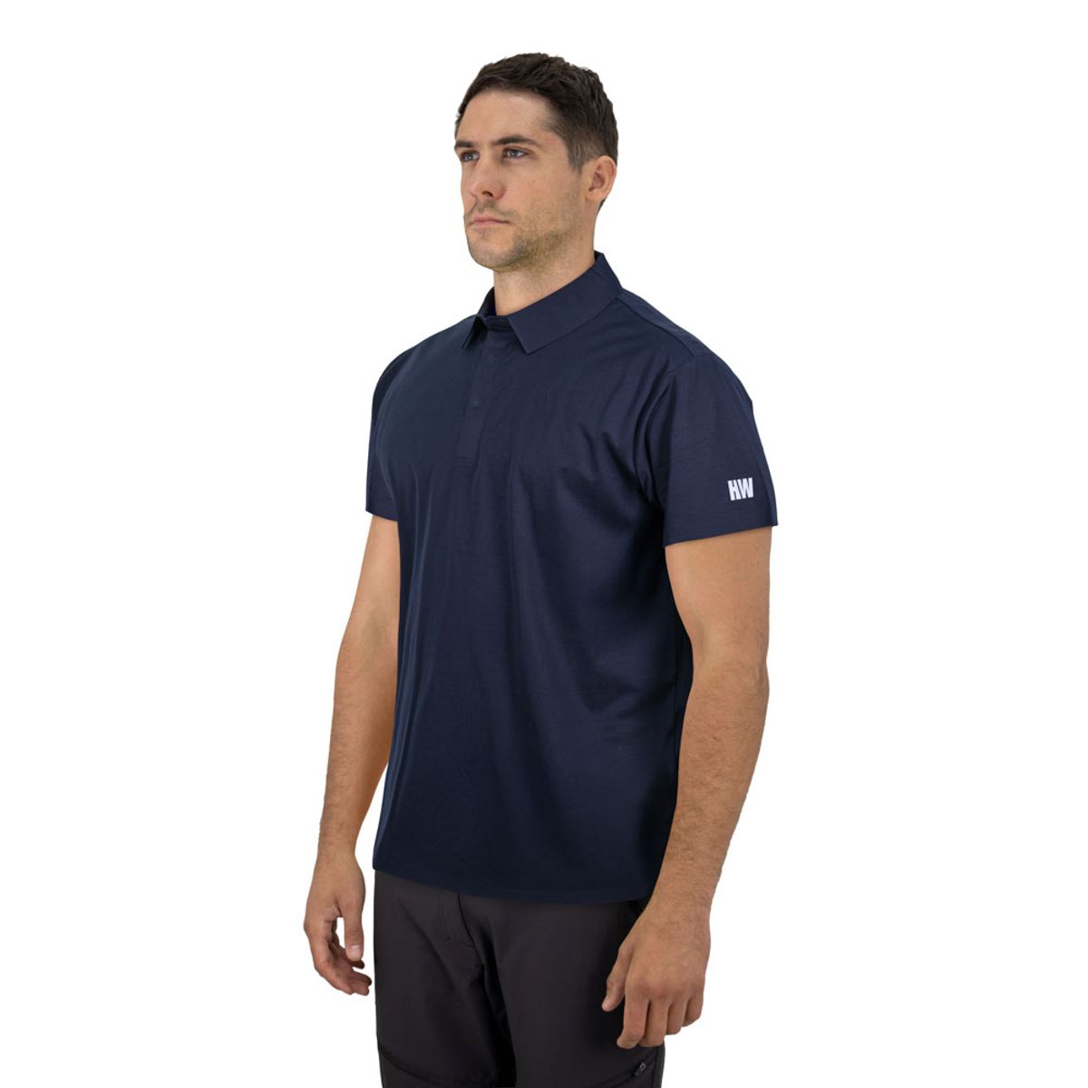 HARDWORK - Polera HW Windsor Manga Corta Azul