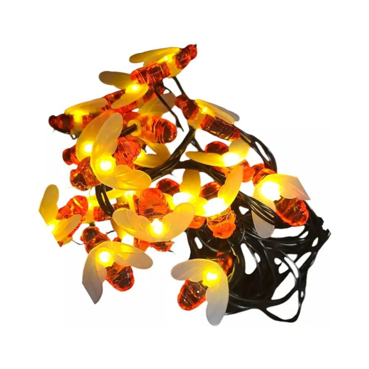 GENERICO - Guirnalda Solar 30 LED Luces De Abejas