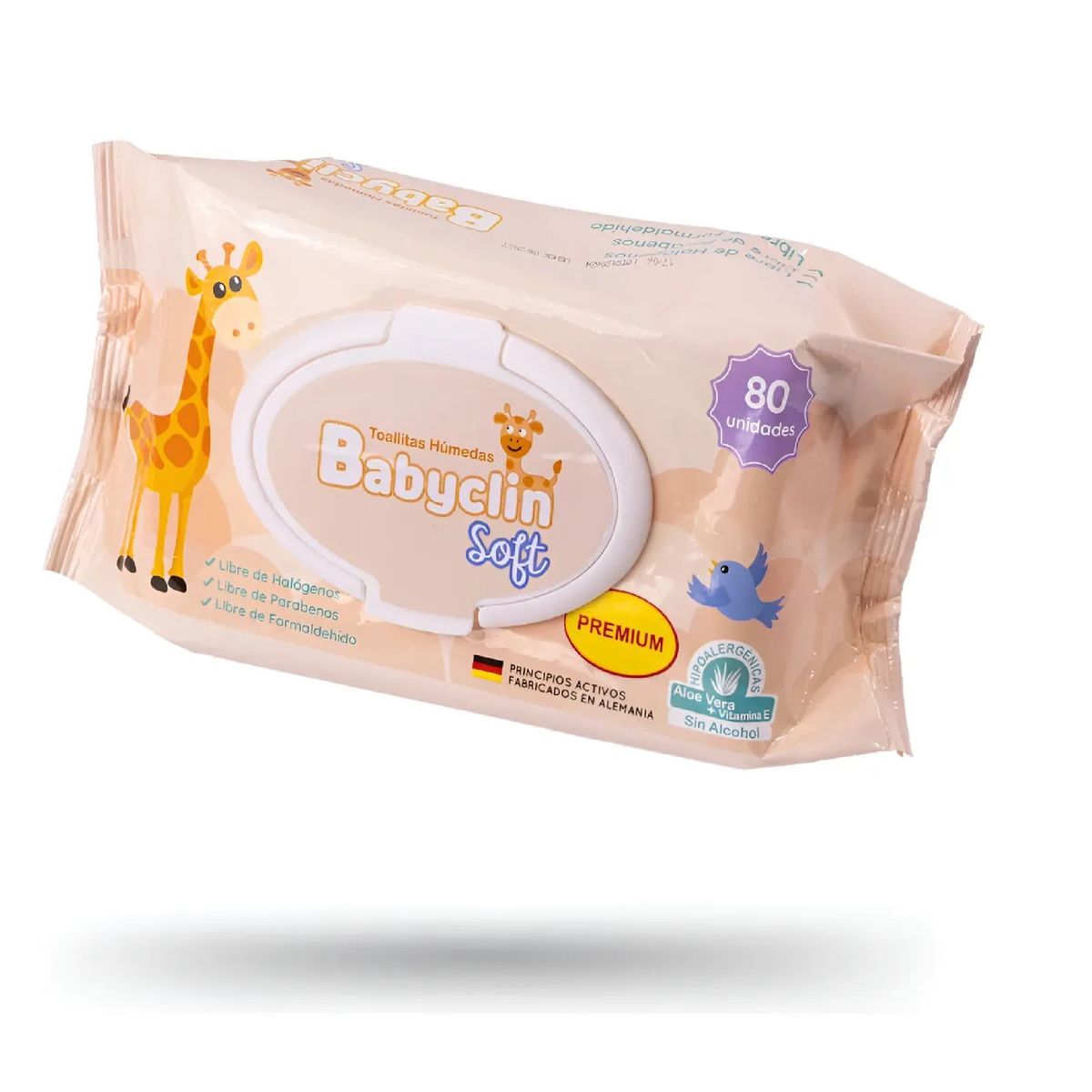 GENERICO - Toallas Humedas Babyclin Soft X80 Hipoalergenicas Aloe Vera