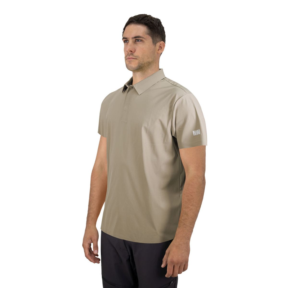 HARDWORK - Polera HW Woods Manga Corta Oliva