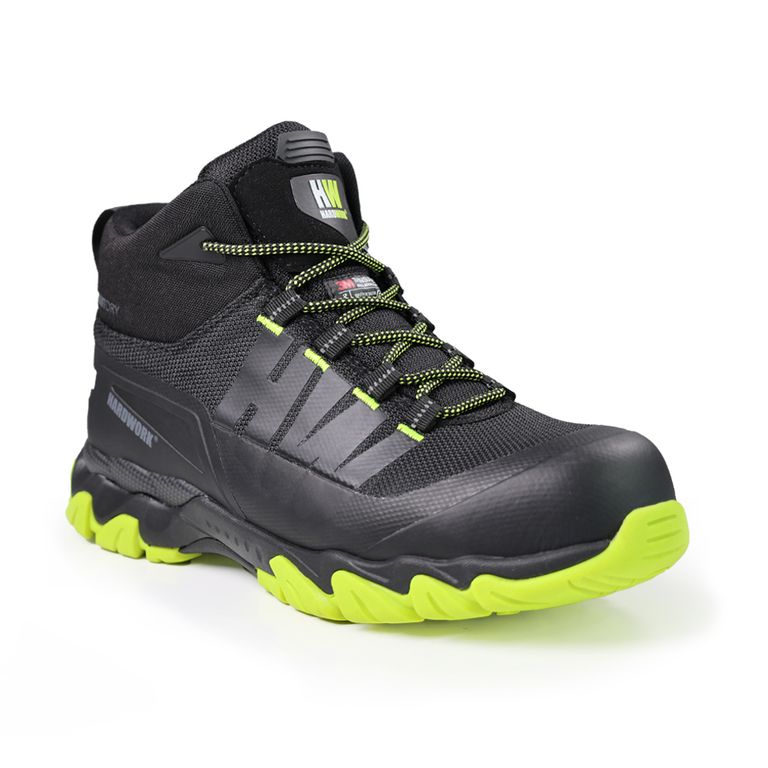 Calzado de Seguridad HW Terrain Neon Negro 35