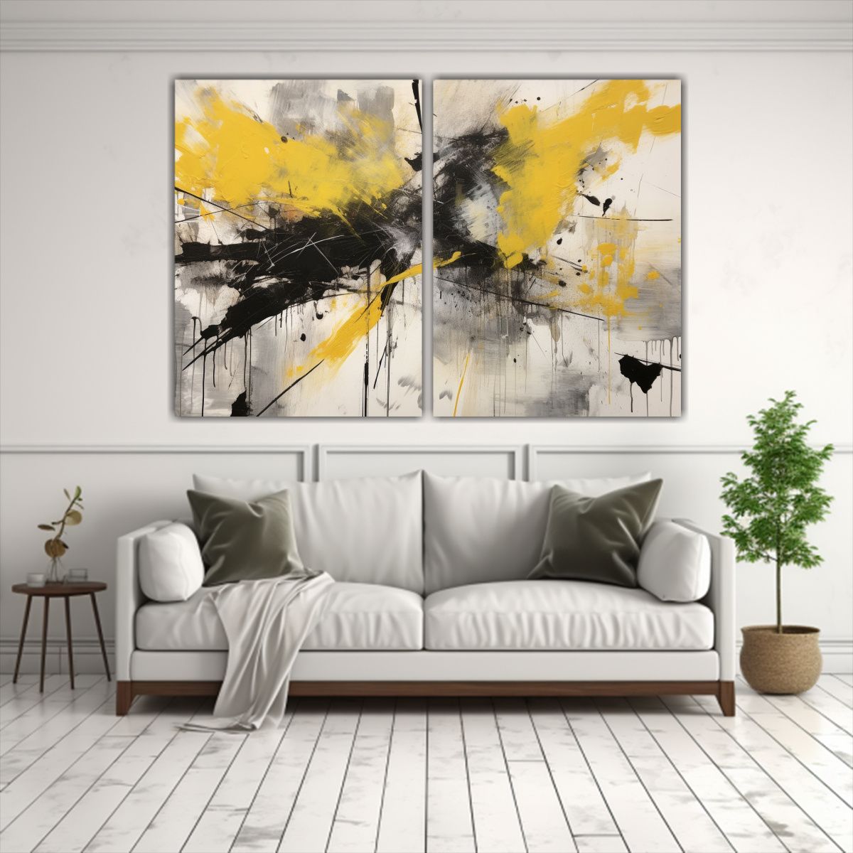 GENERICO - Conjunto De Arte Composición Duradera Con 60x45 Cm