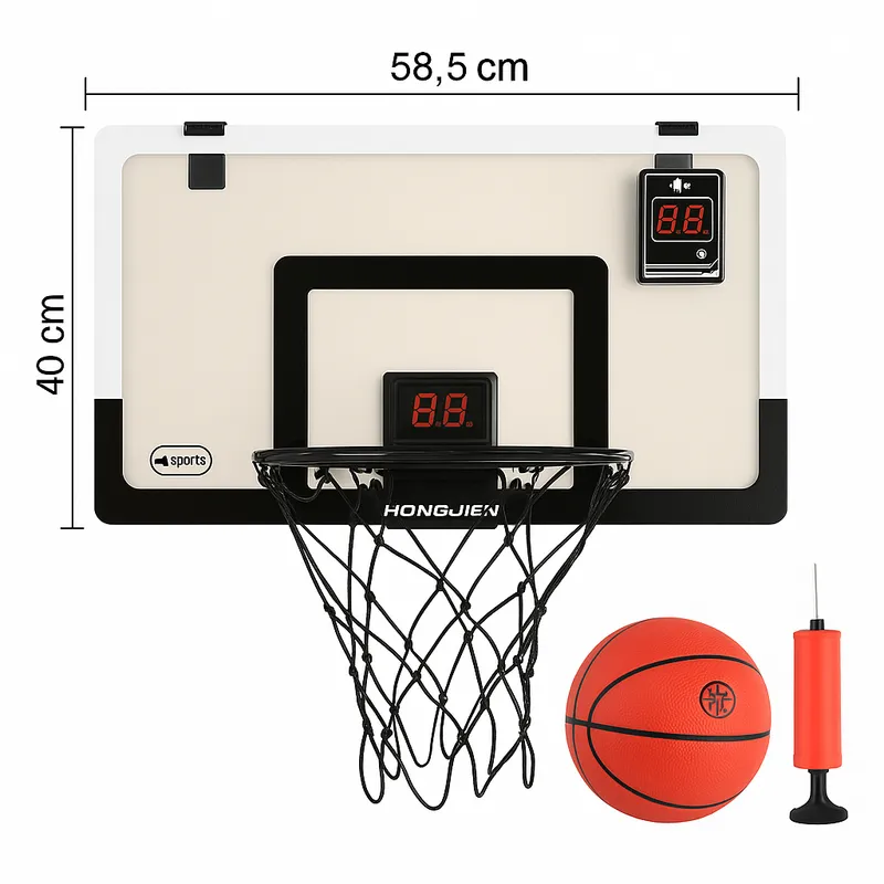 GENERICO - Tablero Básquetbol con Marcador Electrónico 59x40cm