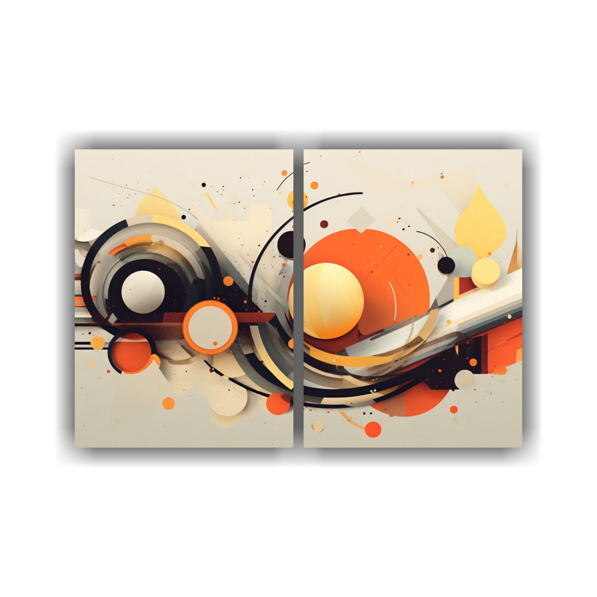 GENERICO - Cuadros Decorativos Con Diseño Callejero Y 60x40 Cm