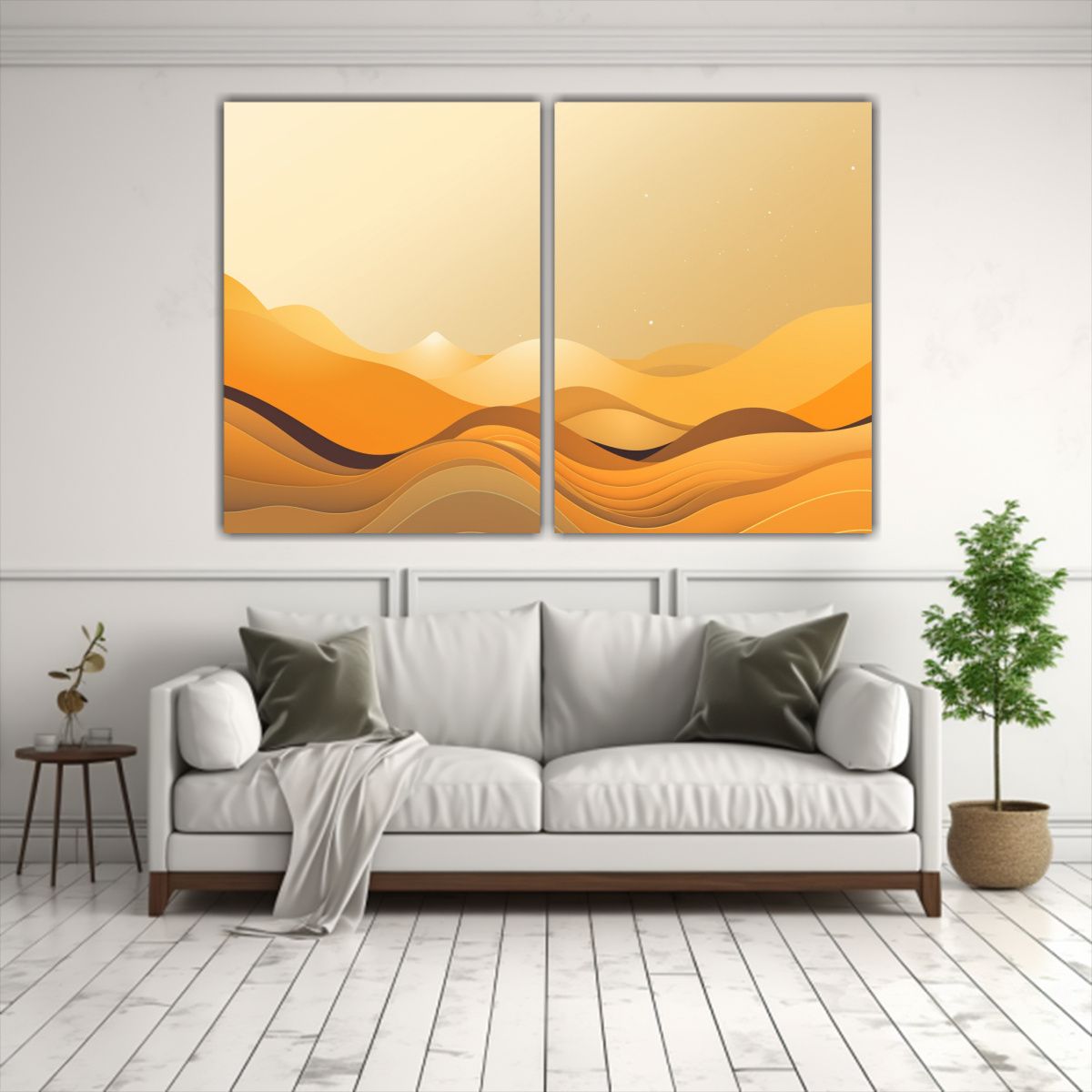 GENERICO - Cuadros Minimalistas Para Portadas De 60x40 Cm