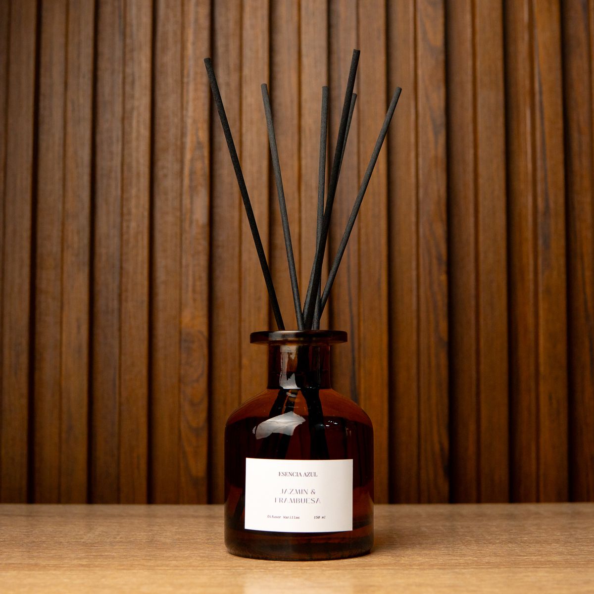 GENERICO - Aromatizante Difusor de Varillas Jazmin y Frambuesa 150ml   - Esencia Azul