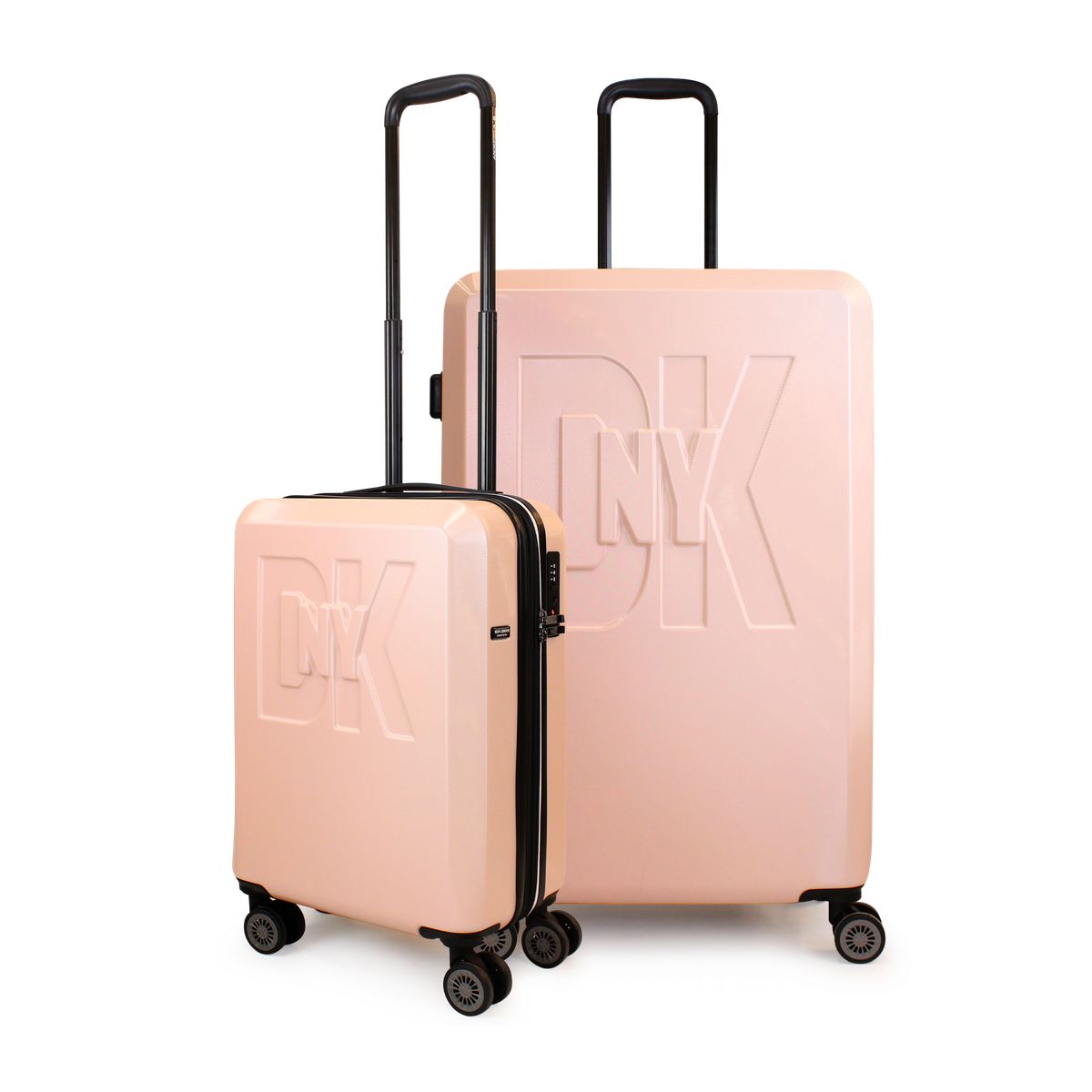 DKNY - Pack 2 Maletas Donna Karan Luxe S 10kg + L 23kg rosa DKNY