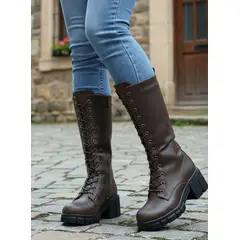 SNOOPY - Bota Mujer con  Plataforma M489
