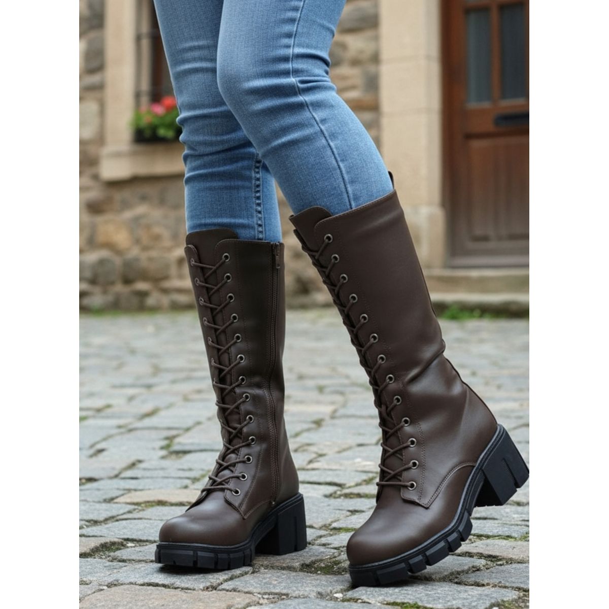 SNOOPY - Bota  Mujer con   Plataforma M489