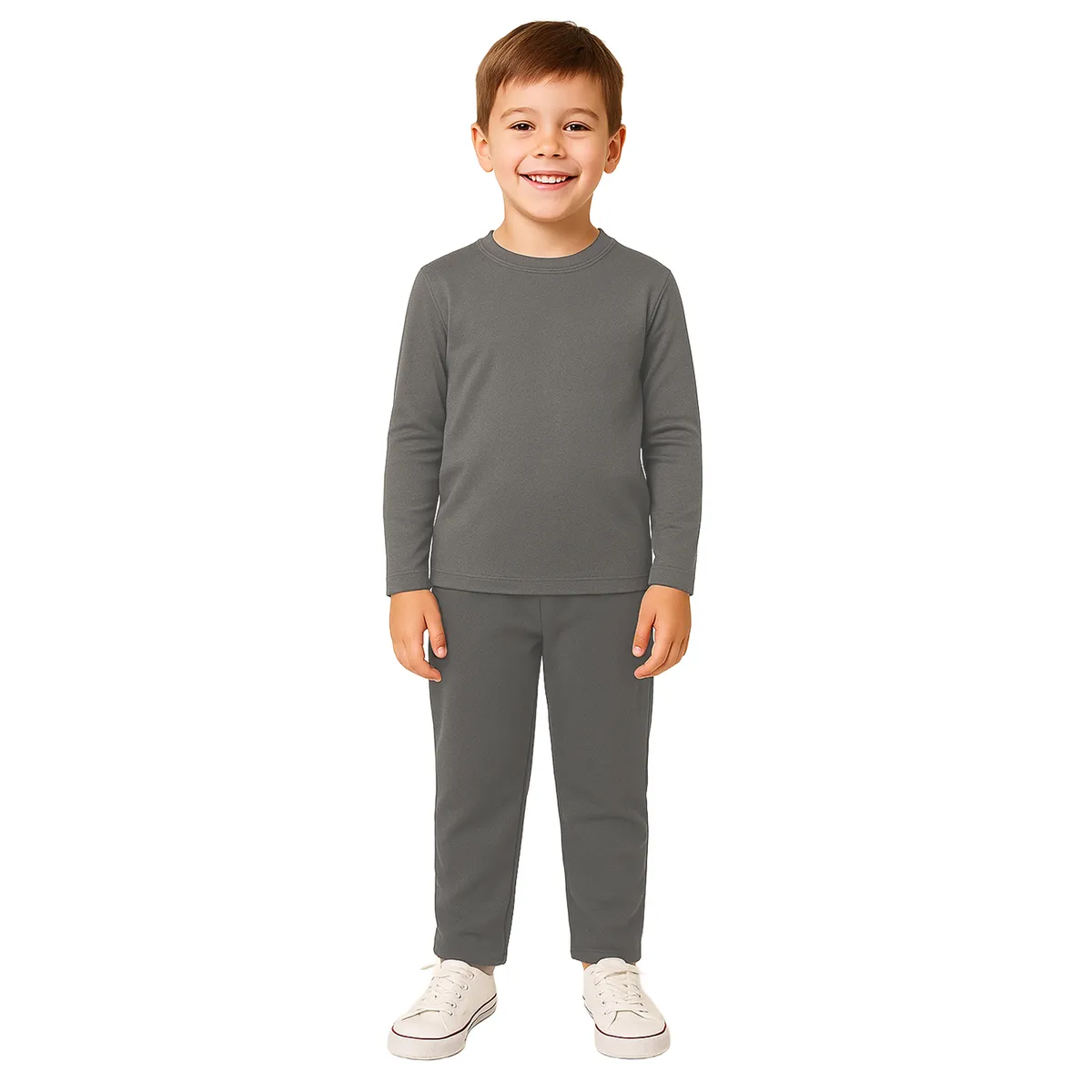 ANDESLAND OUTDOOR APPAREL - Conjunto Micropolar Primera Capa Blanford Niños