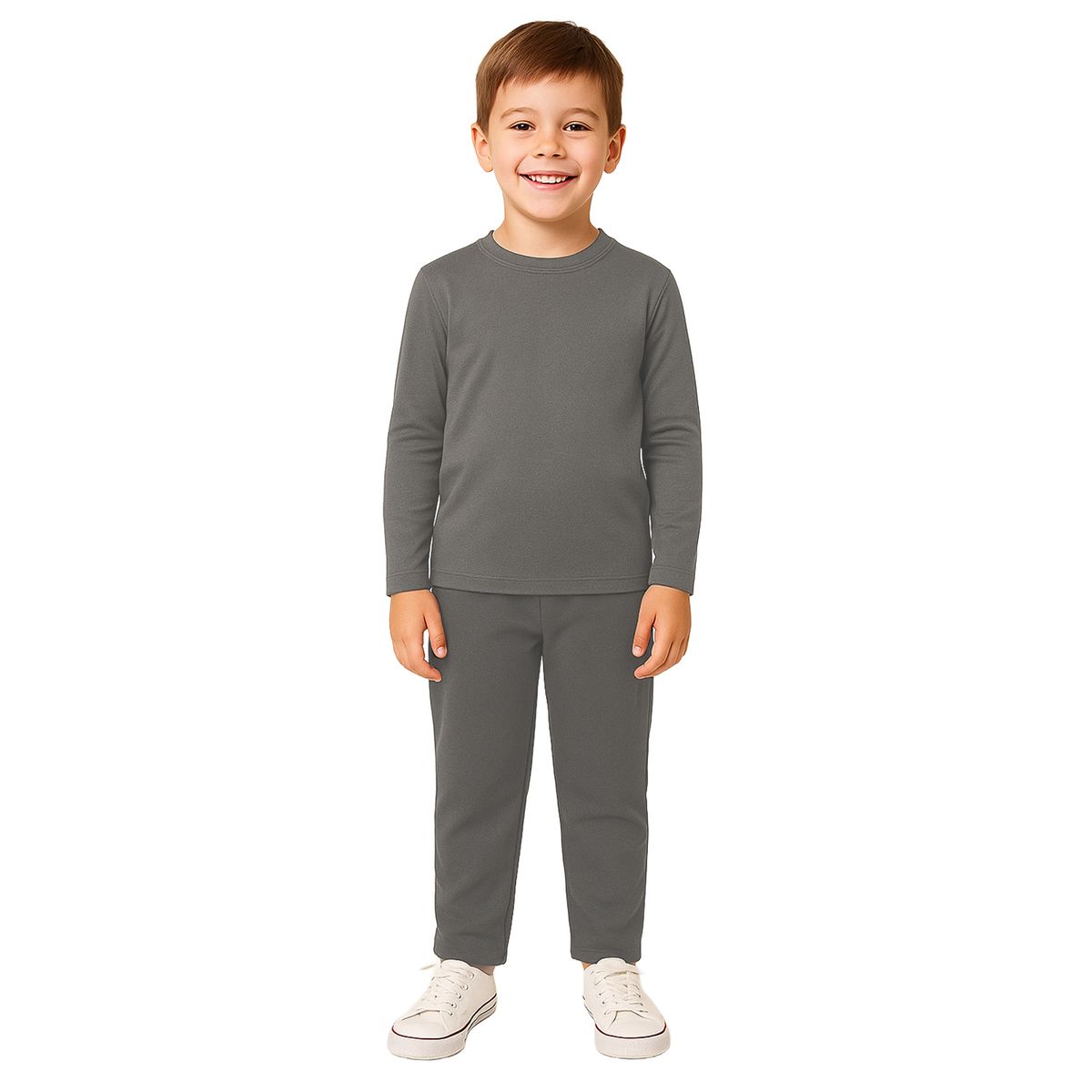 ANDESLAND OUTDOOR APPAREL - Conjunto Micropolar Primera Capa Blanford Niños