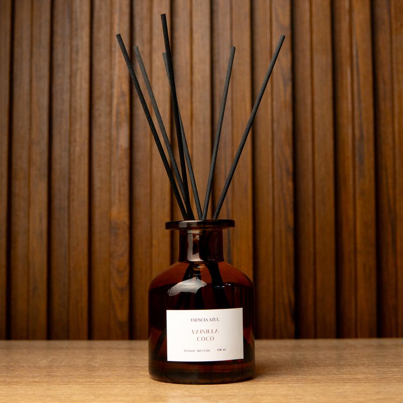 GENERICO - Difusor Varillas Vainilla Coco 150ml -Esencia Azul