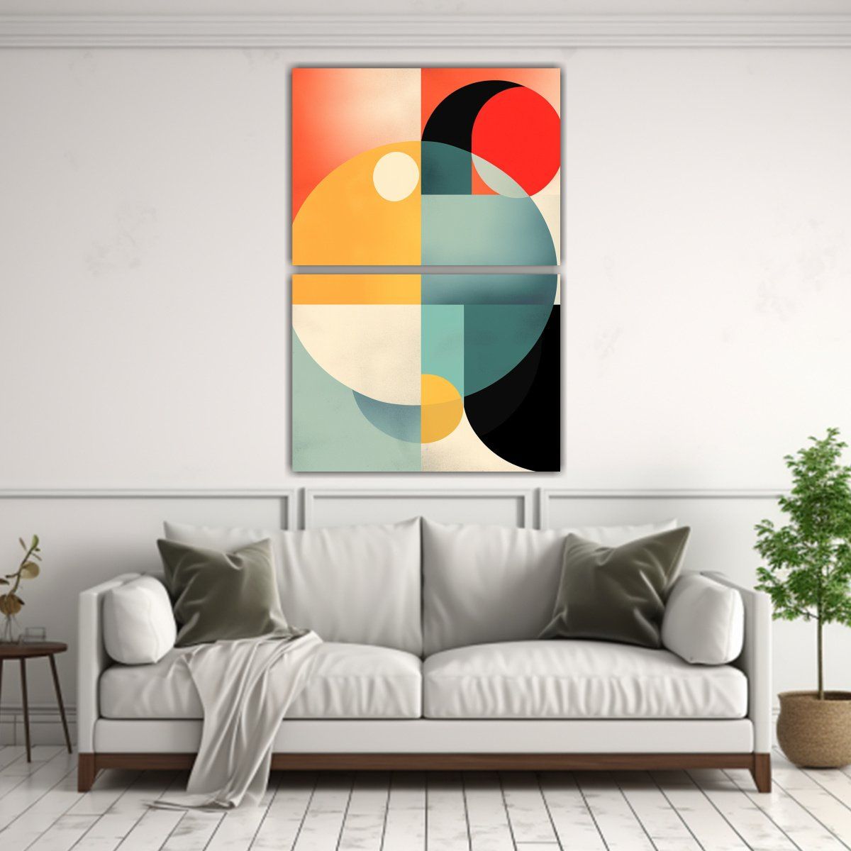 GENERICO - Cuadro Decorativo Estilo Color Fie En Lienzo 45x60 Cm