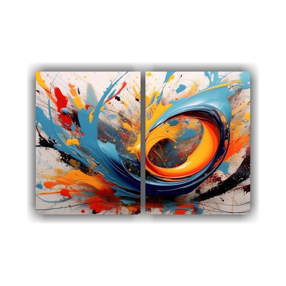 GENERICO - Pinturas Abstractas Modernas Por SchmidtTimon 60x45 Cm