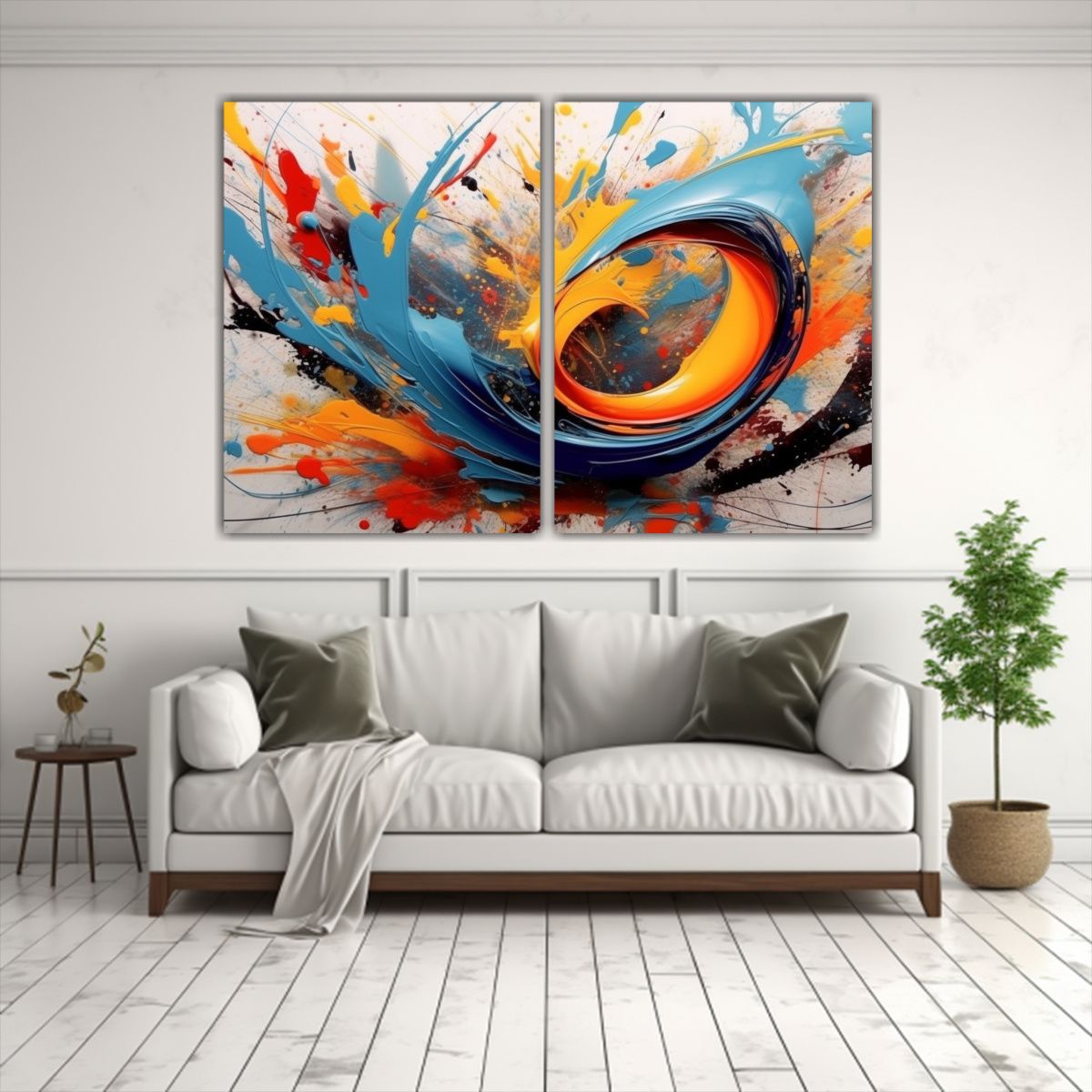 GENERICO - Pinturas Abstractas Modernas Por SchmidtTimon 60x45 Cm