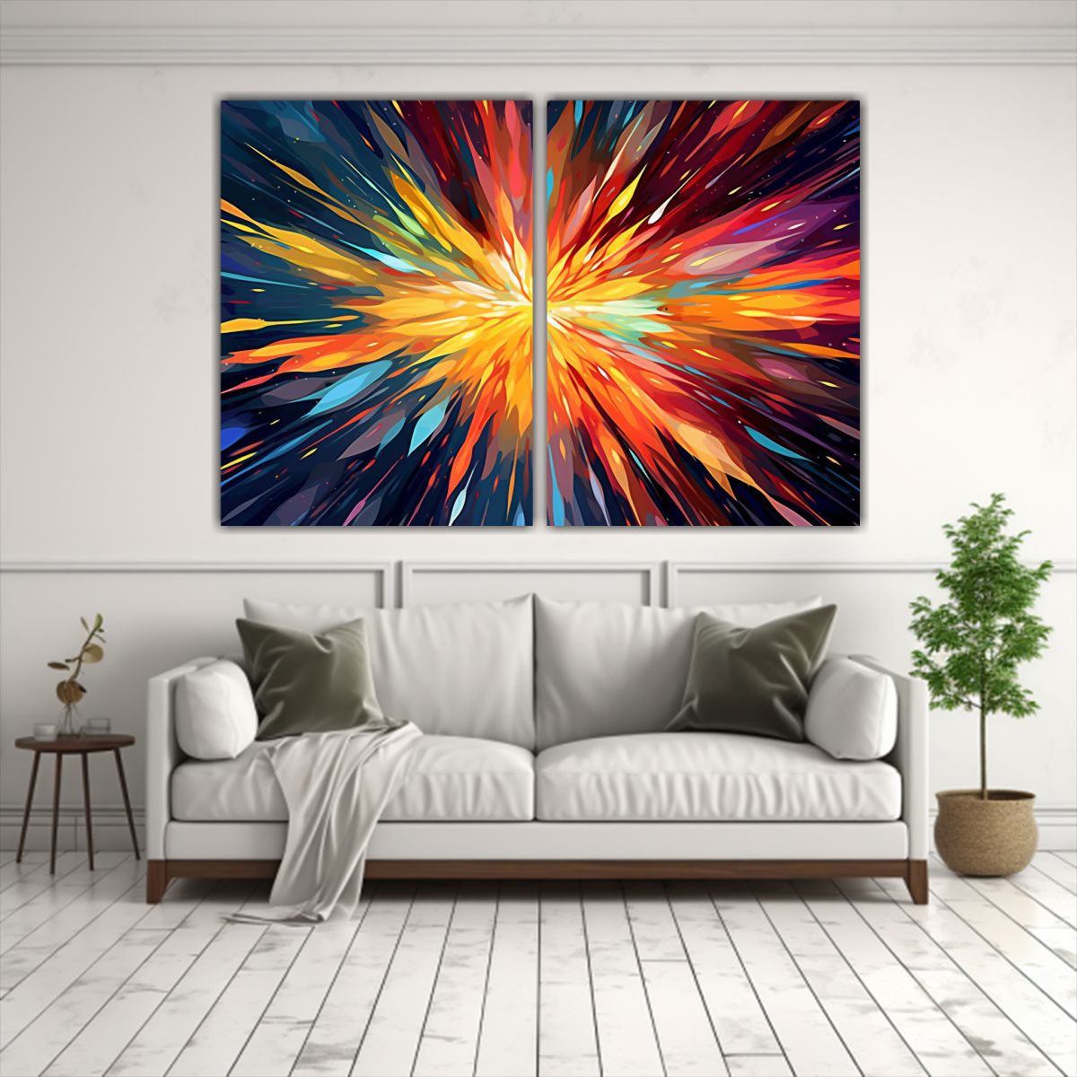 GENERICO - Pinturas Decorativas Con Personalidad Y Energía 60x40 Cm