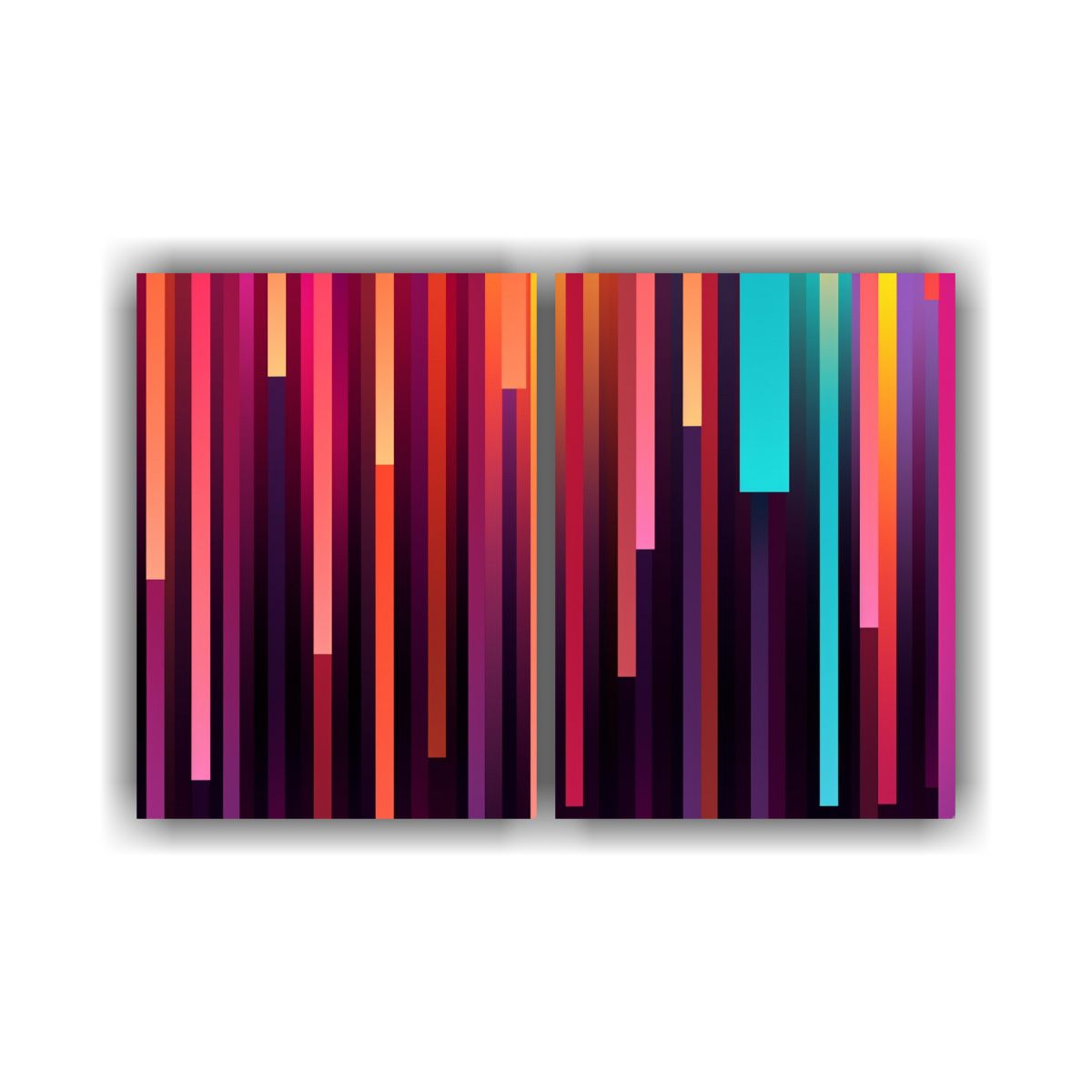 GENERICO - Cuadros De Tela Impresa Para Decoración Con 60x40 Cm