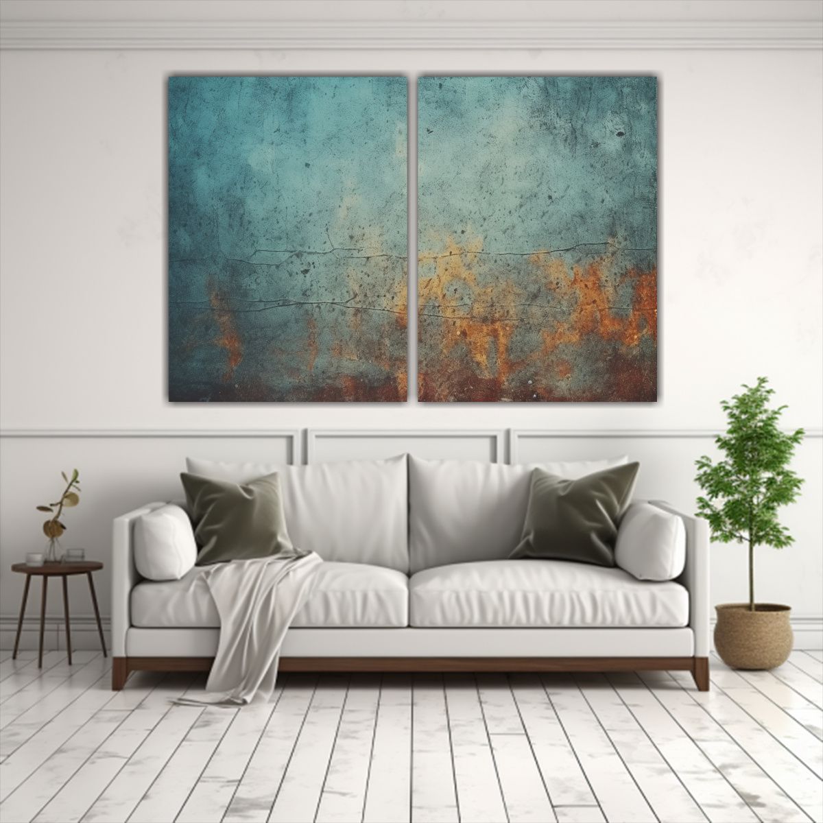 GENERICO - Fondo Urbano Desgastado Textura Polvo Equilibrada 60x40 Cm