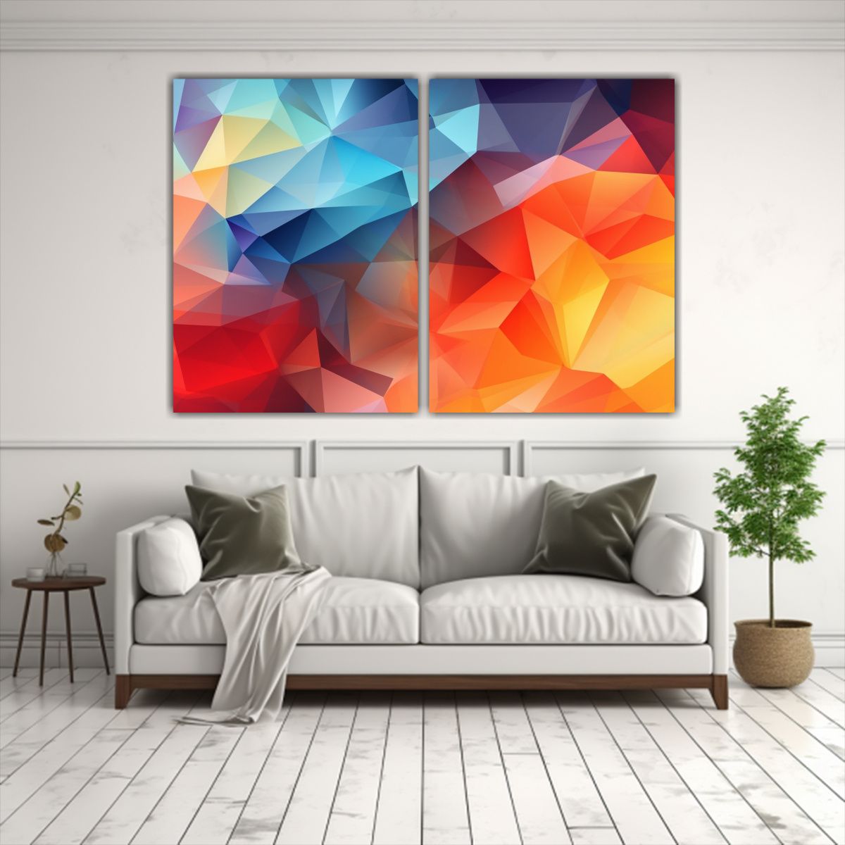 GENERICO - Cuadros Abstractos En Lienzo Con Temática 60x45 Cm