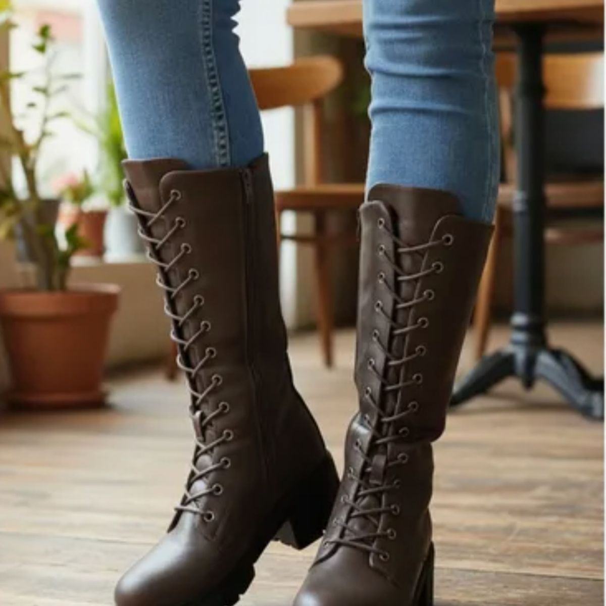 SNOOPY - Bota Mujer con  Plataforma M489