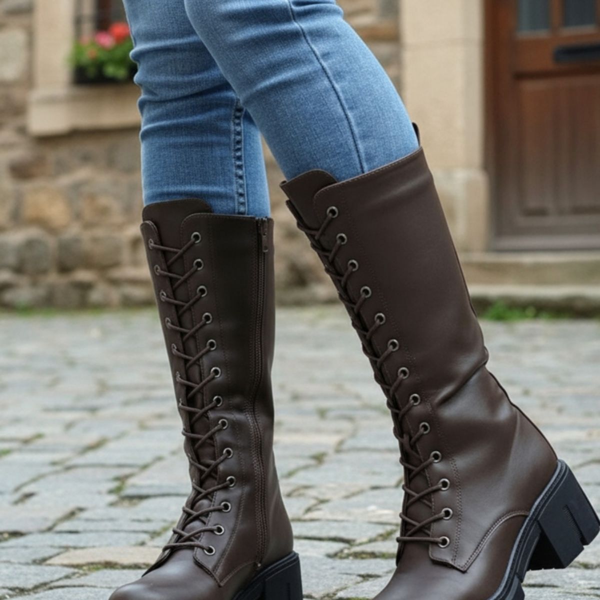 SNOOPY - Bota Mujer con  Plataforma M489