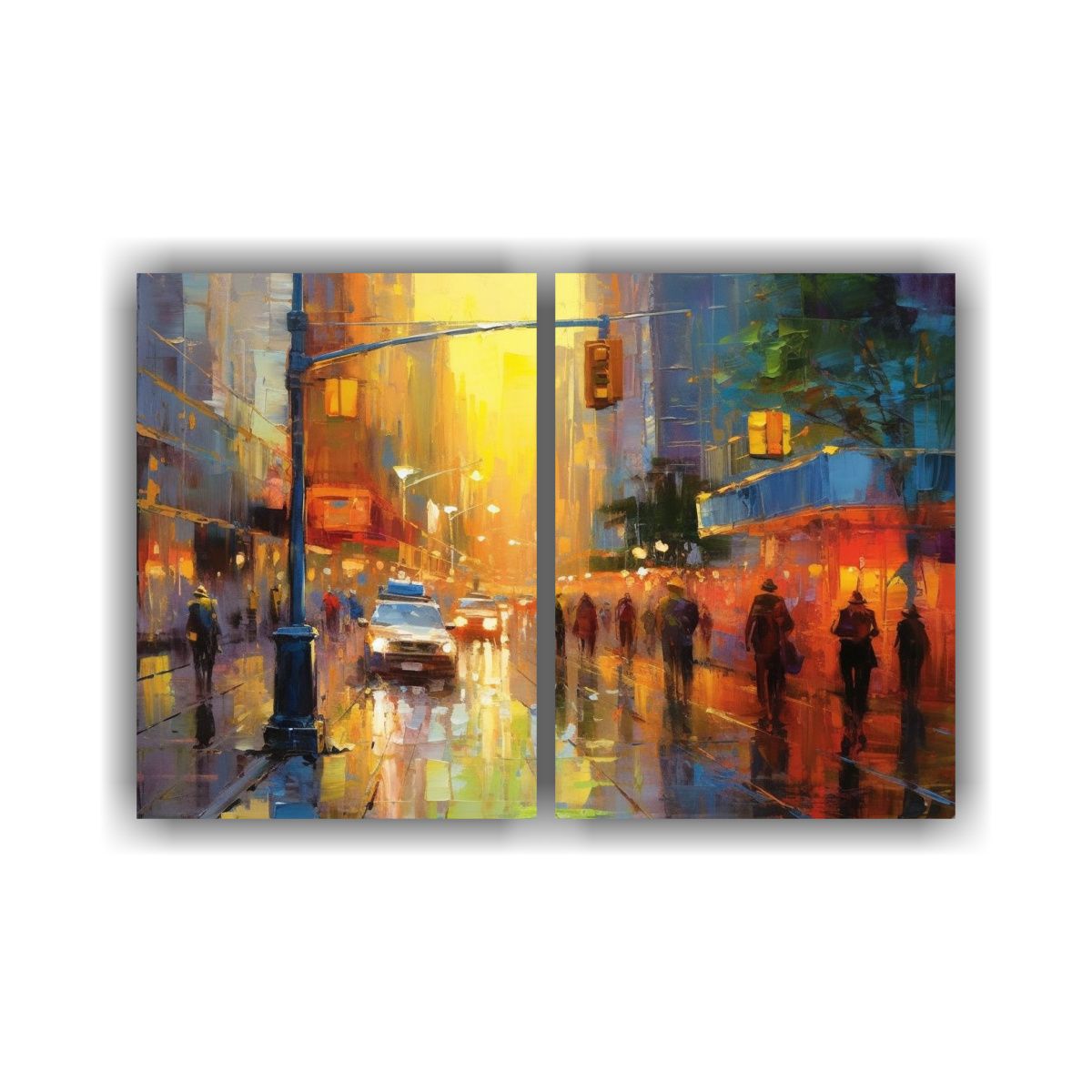 GENERICO - Cuadro Juvenil Estilo Postimpresionista Vibrante 60x45 Cm