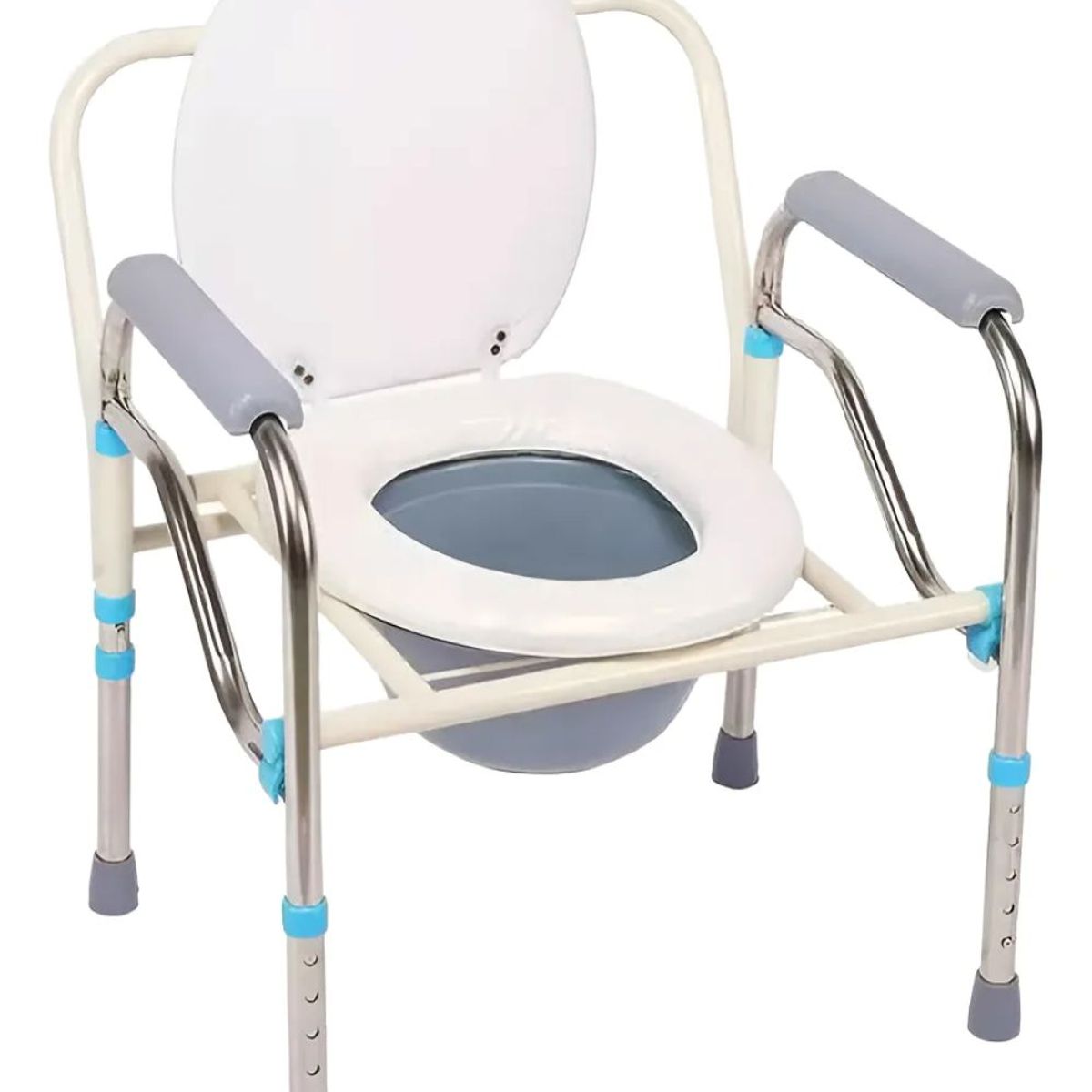 GENERICO - Baño Inodoro Wc Portátil Plegable Silla Ducha Color Blanco