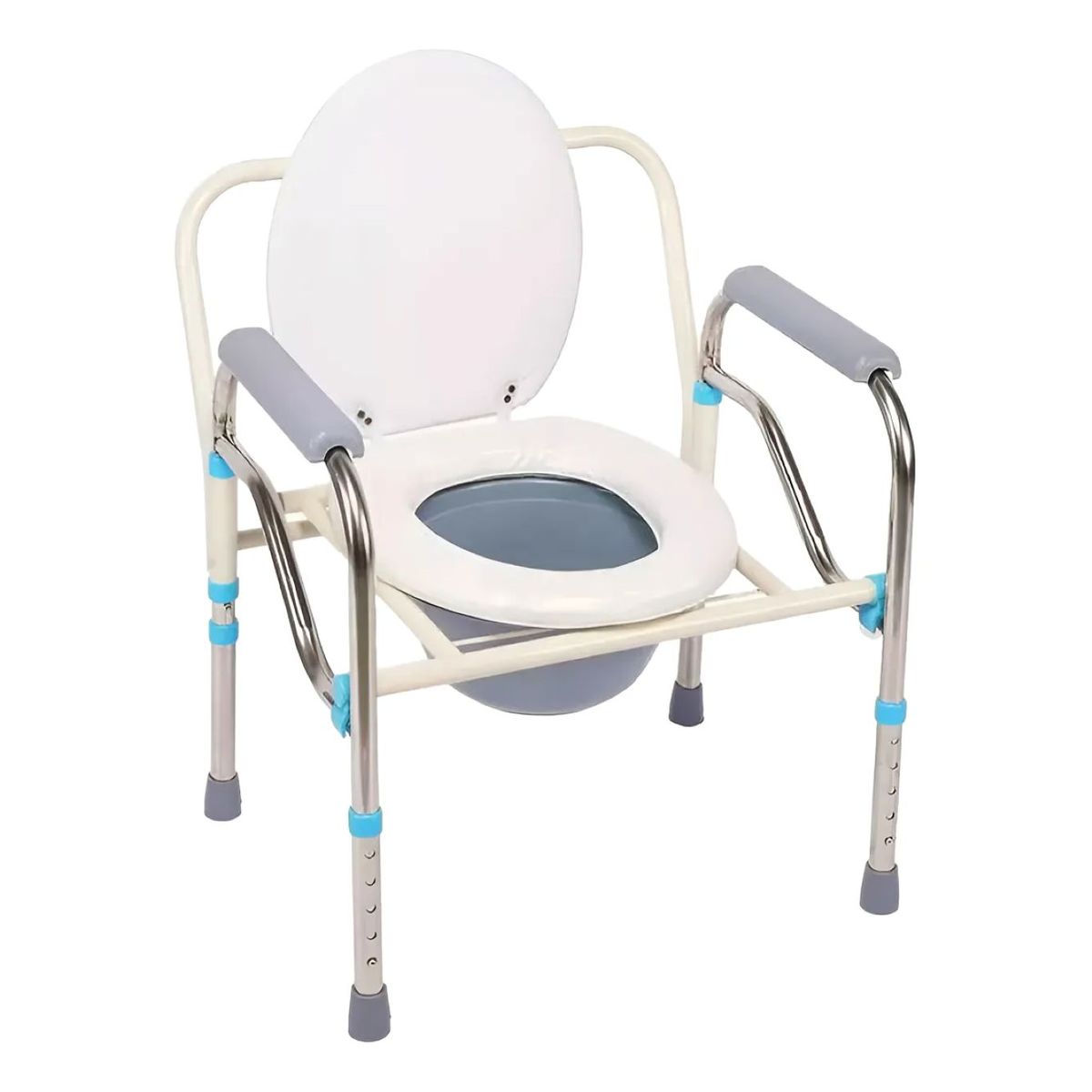 GENERICO - Baño Inodoro Wc Portátil Plegable Silla Ducha Color Blanco