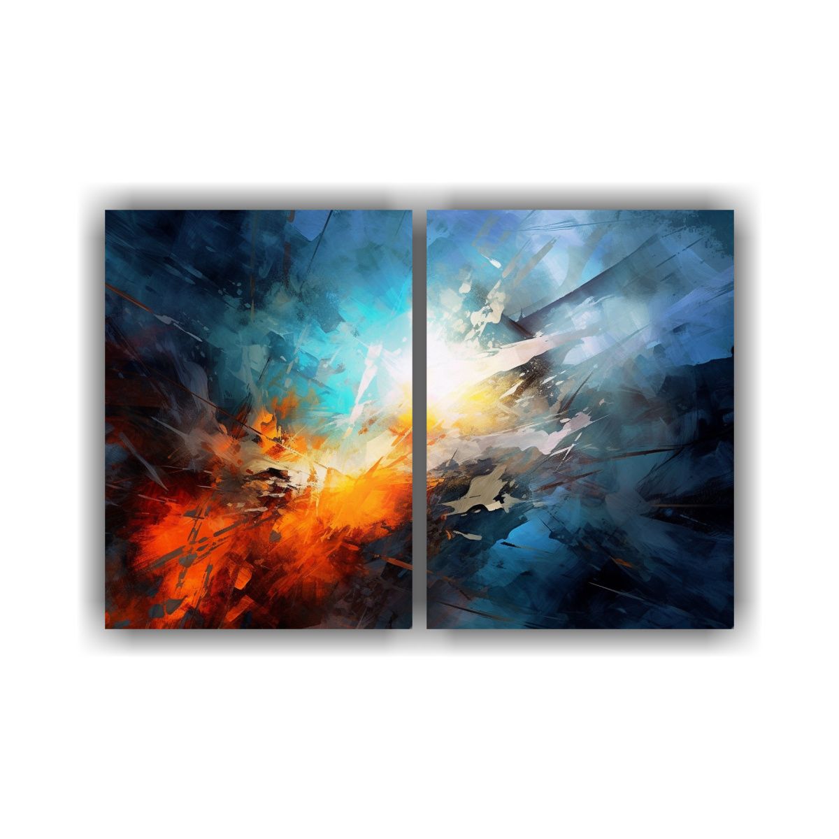 GENERICO - Cuadros Modernos Minimalistas Luz A Través De 60x45 Cm